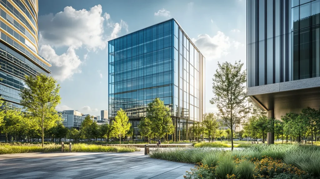 Modern business center